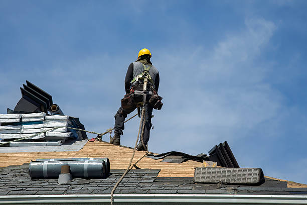Professional Gutter Installation technician working in New Kensington, PA